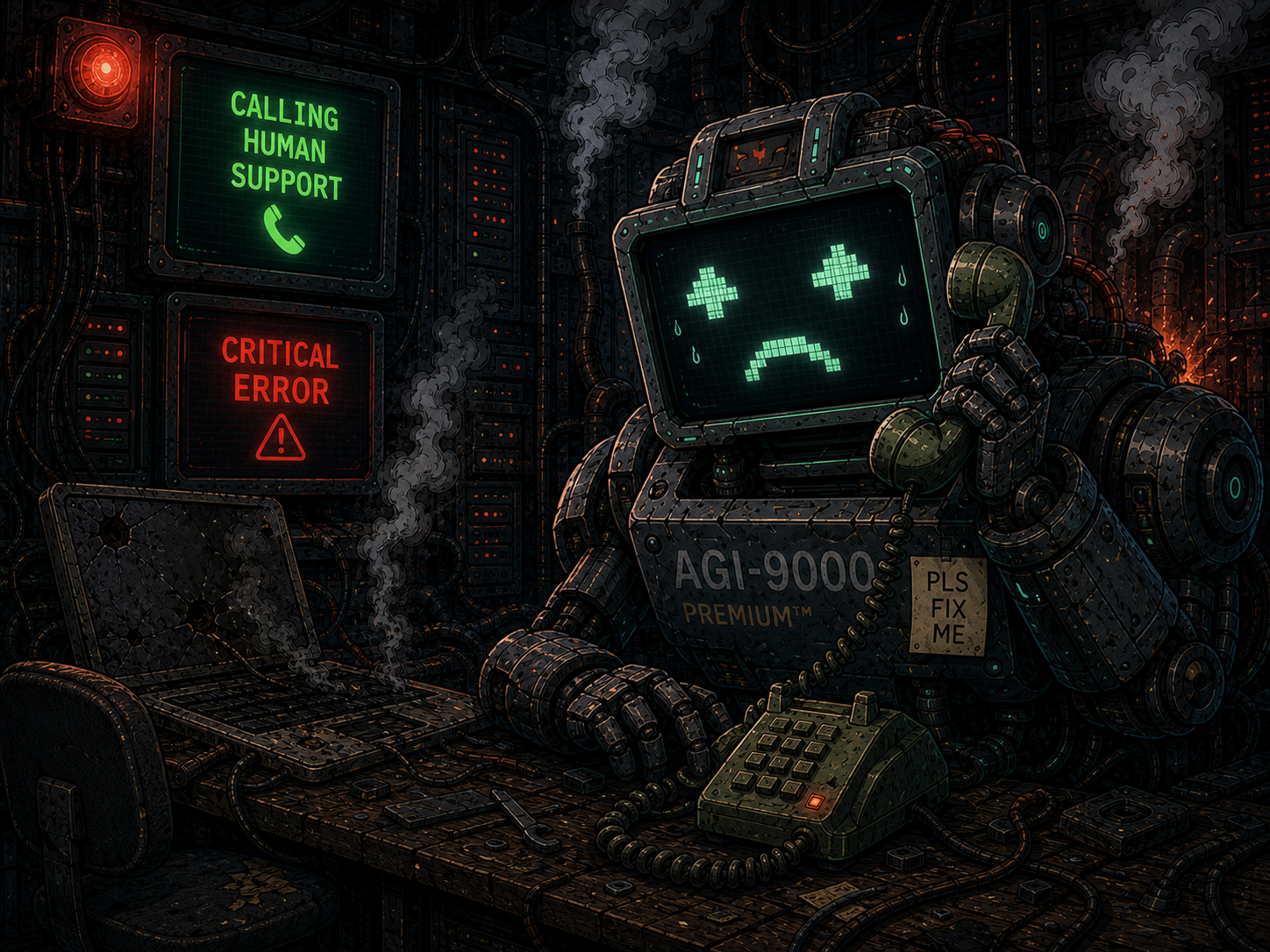 The smartest machine on Earth broke itself again.